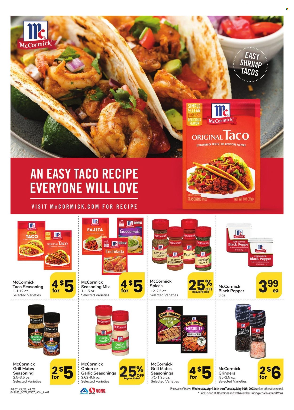 Safeway ad - 04/26/2023 - 05/30/2023. Page 7