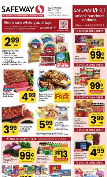 Safeway Flyer - 04/28/2023 - 05/04/2023.