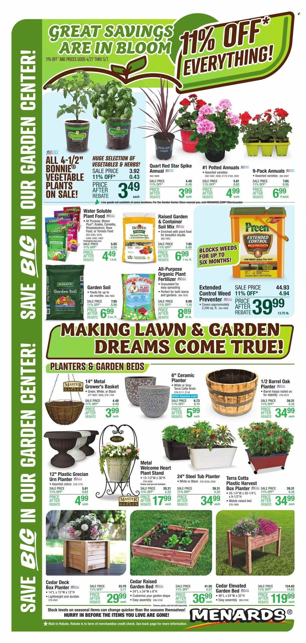 Menards ad - 04/26/2023 - 05/07/2023. Page 1