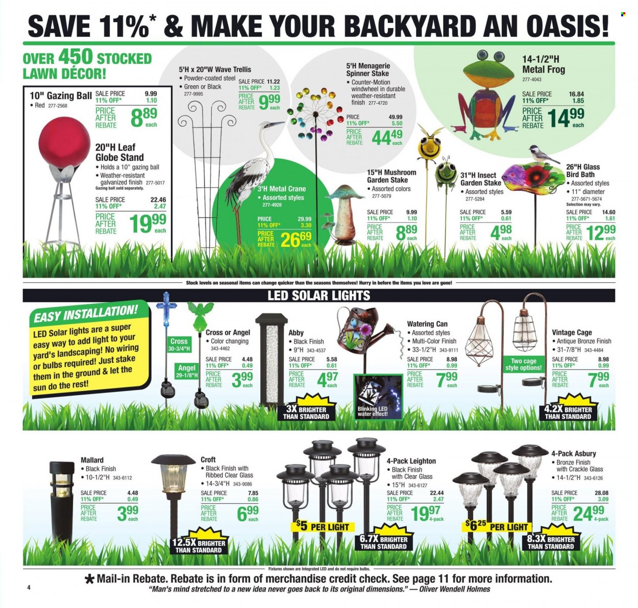 Menards ad - 04/26/2023 - 05/07/2023. Page 9