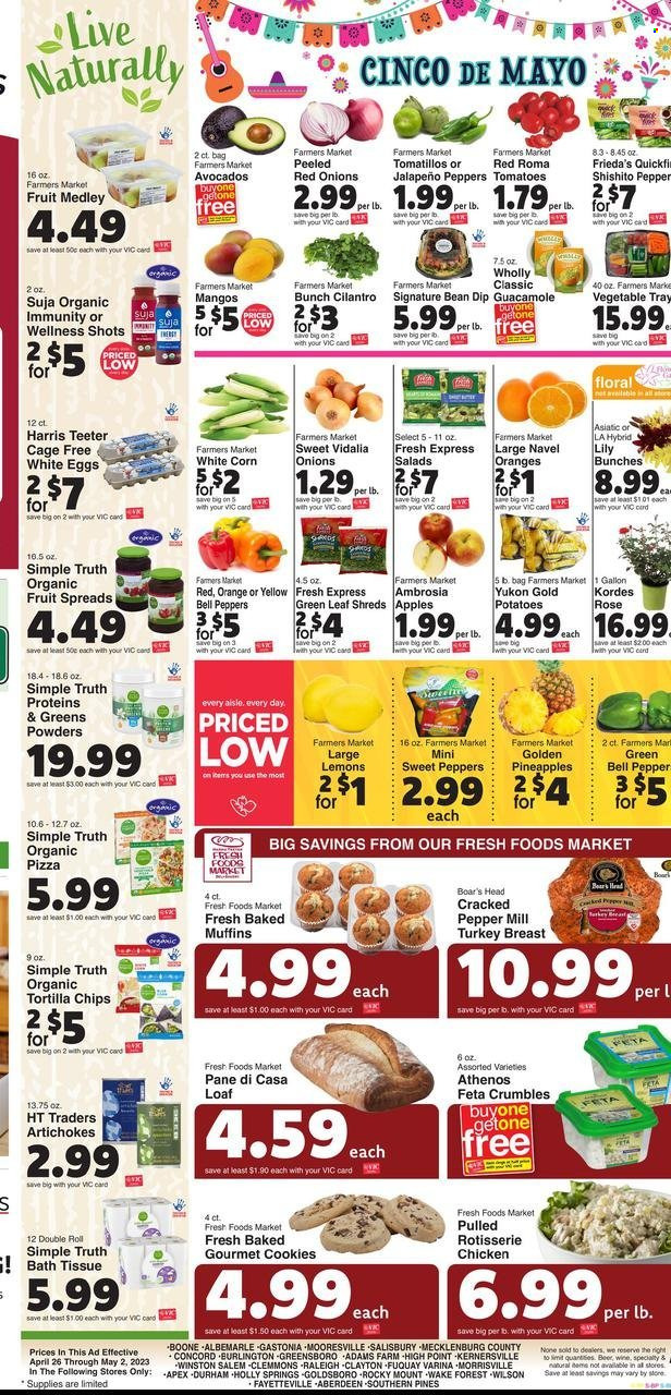 Harris Teeter ad - 04/26/2023 - 05/02/2023. Page 7