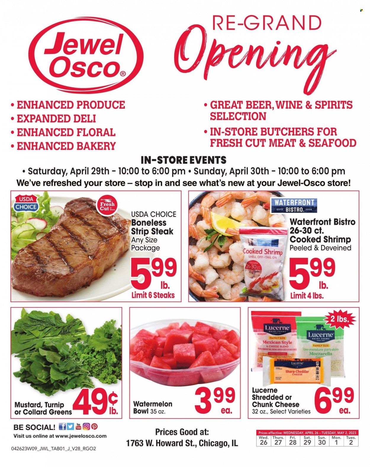 Jewel Osco ad - 04/26/2023 - 05/02/2023. Page 1