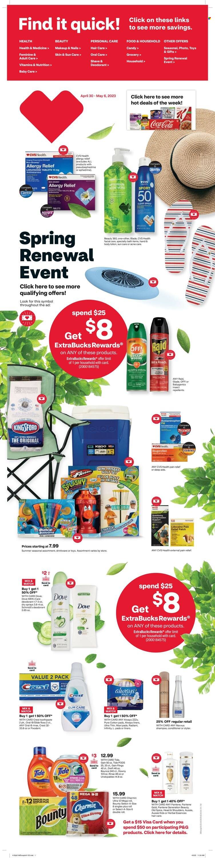 CVS Pharmacy ad - 04/30/2023 - 05/06/2023. Page 1