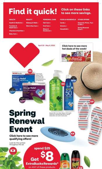 CVS Pharmacy Flyer - 04/30/2023 - 05/06/2023.