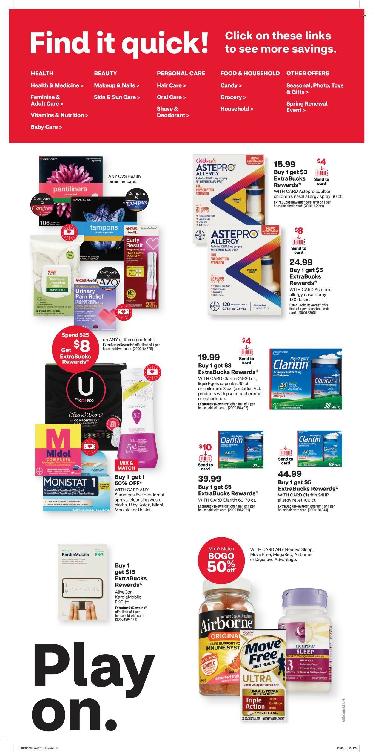 CVS Pharmacy ad - 04/30/2023 - 05/06/2023. Page 4