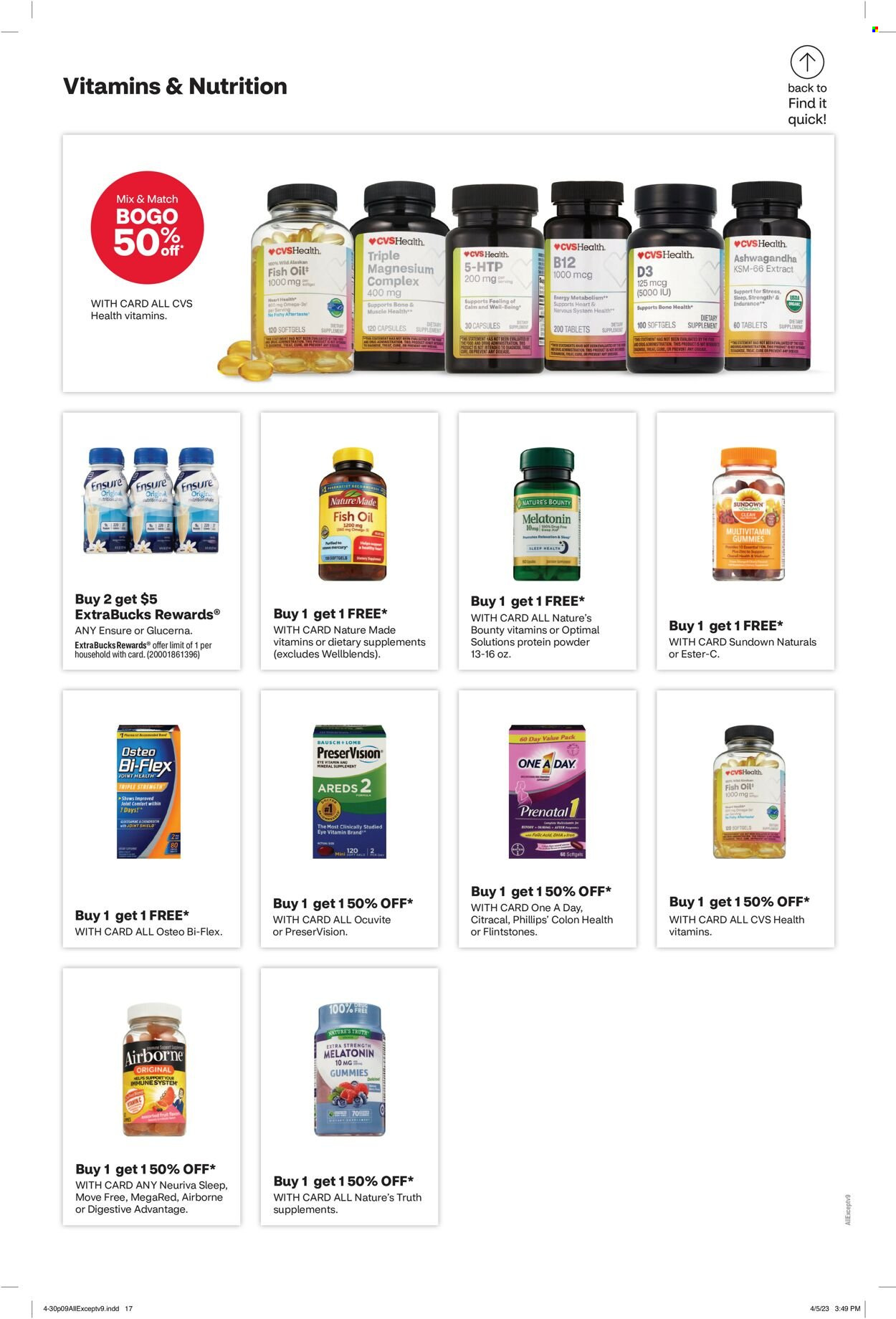 CVS Pharmacy ad - 04/30/2023 - 05/06/2023. Page 9