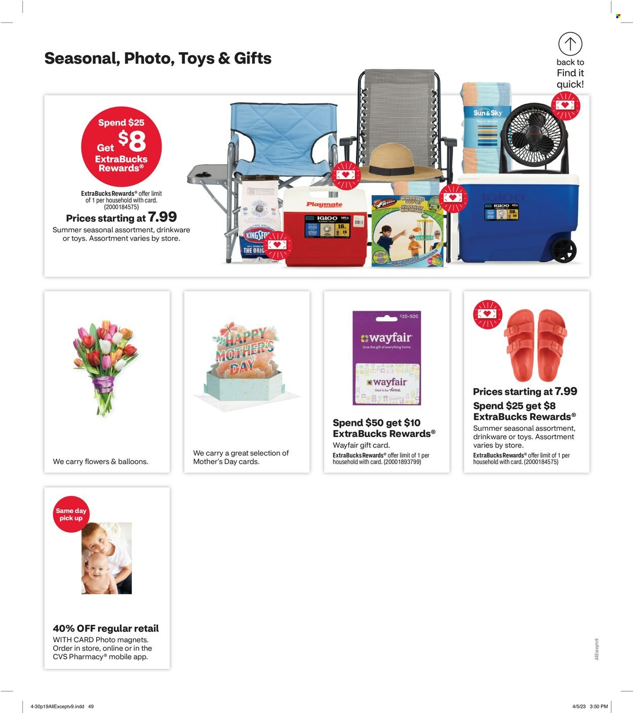 CVS Pharmacy ad - 04/30/2023 - 05/06/2023. Page 19