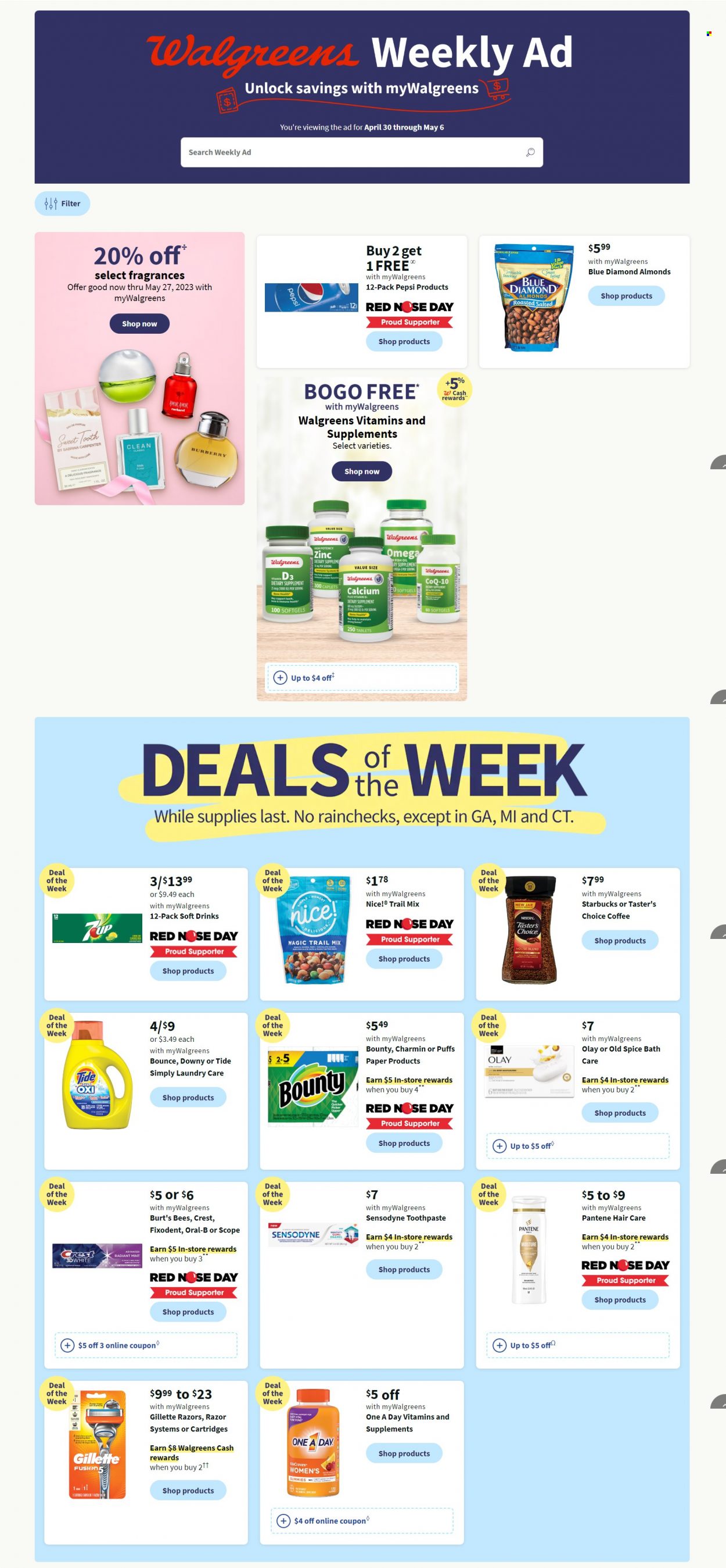 Walgreens ad - 04/30/2023 - 05/06/2023. Page 1