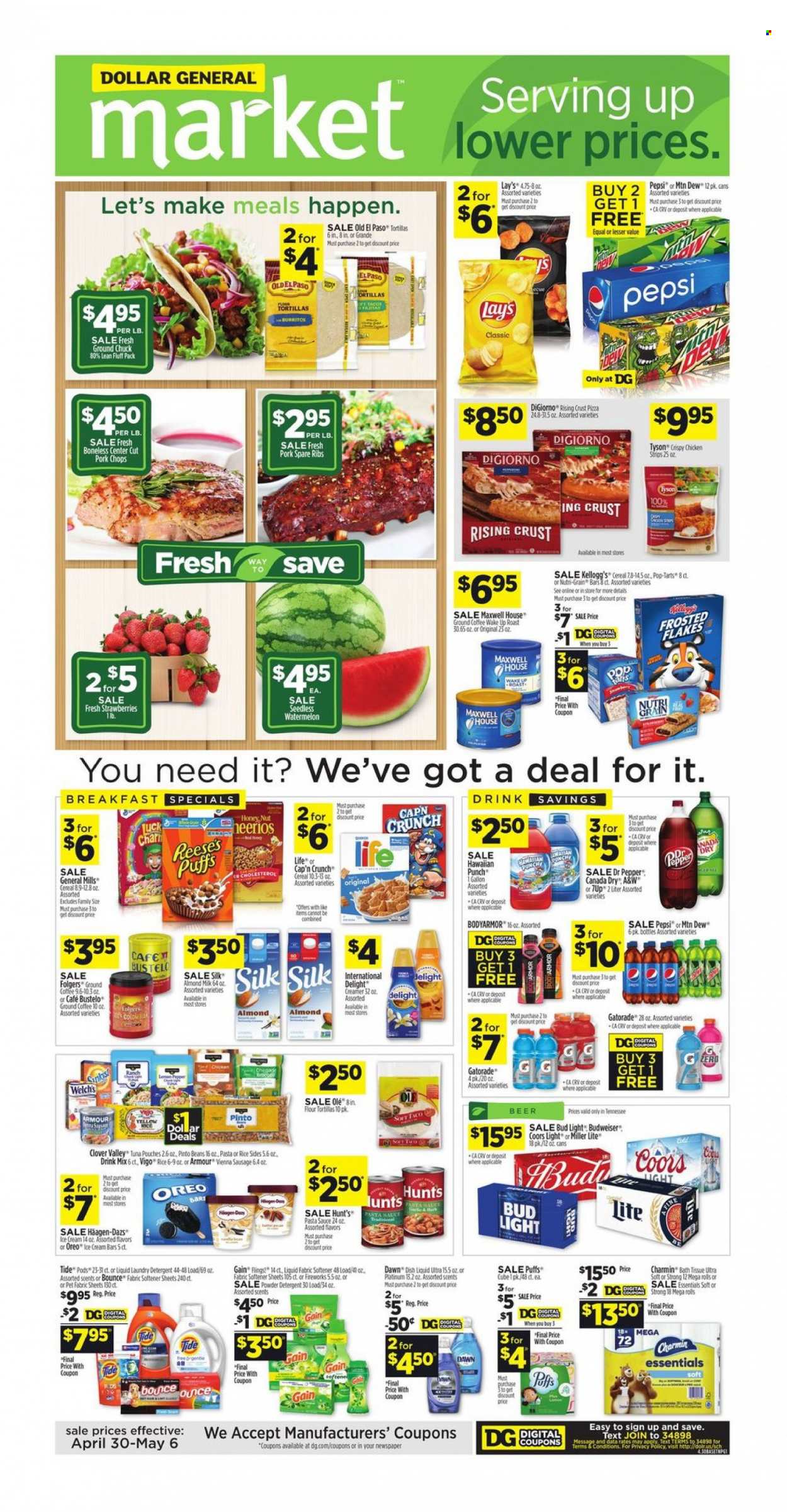 Dollar General ad - 04/30/2023 - 05/06/2023. Page 1