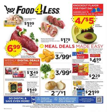 Food 4 Less Flyer - 05/03/2023 - 05/09/2023.