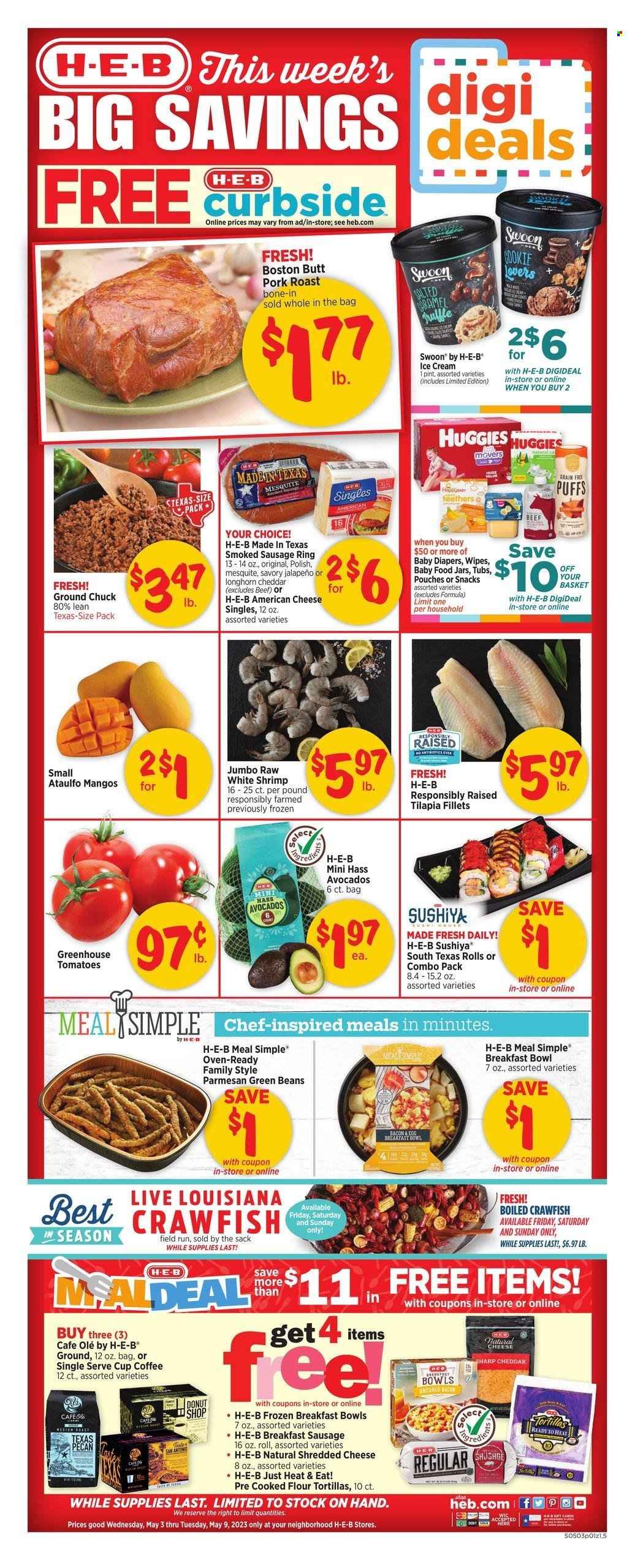 H-E-B ad - 05/03/2023 - 05/09/2023. Page 1