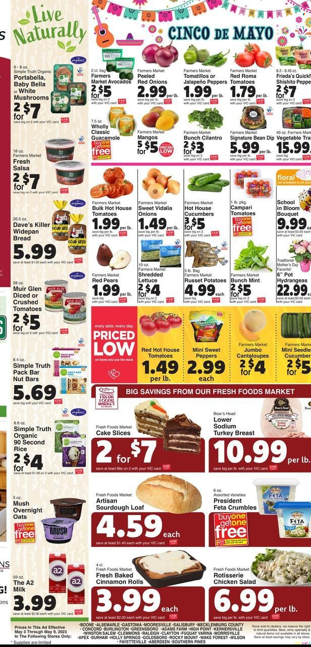 Harris Teeter ad - 05/03/2023 - 05/09/2023. Page 9