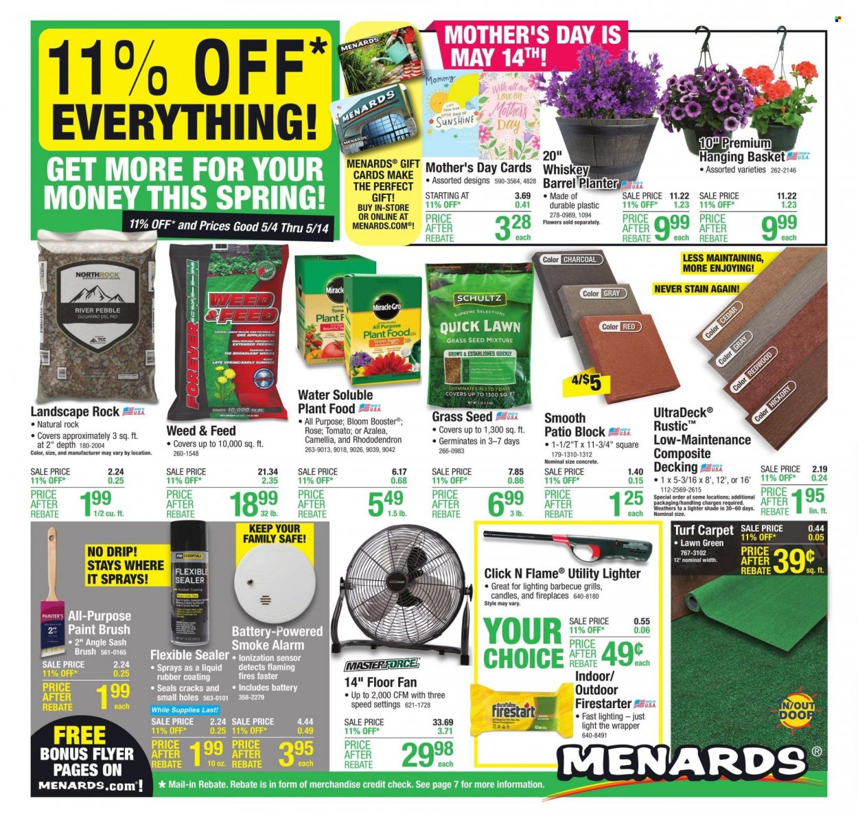 Menards ad - 05/04/2023 - 05/14/2023. Page 1