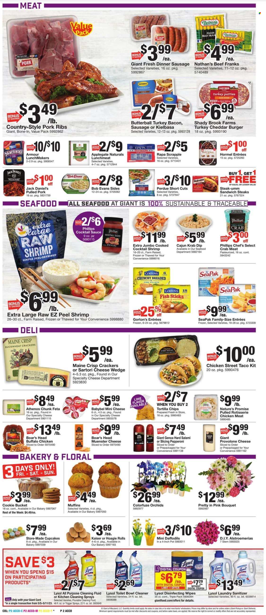 Giant Food ad - 05/05/2023 - 05/11/2023. Page 2