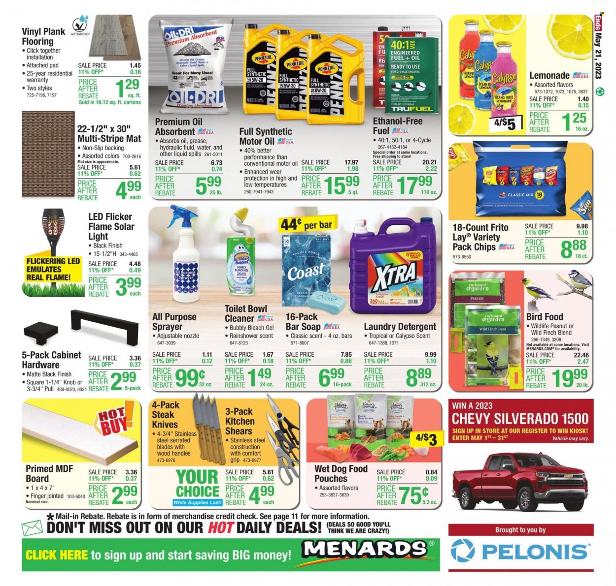 Menards ad - 05/10/2023 - 05/21/2023. Page 25