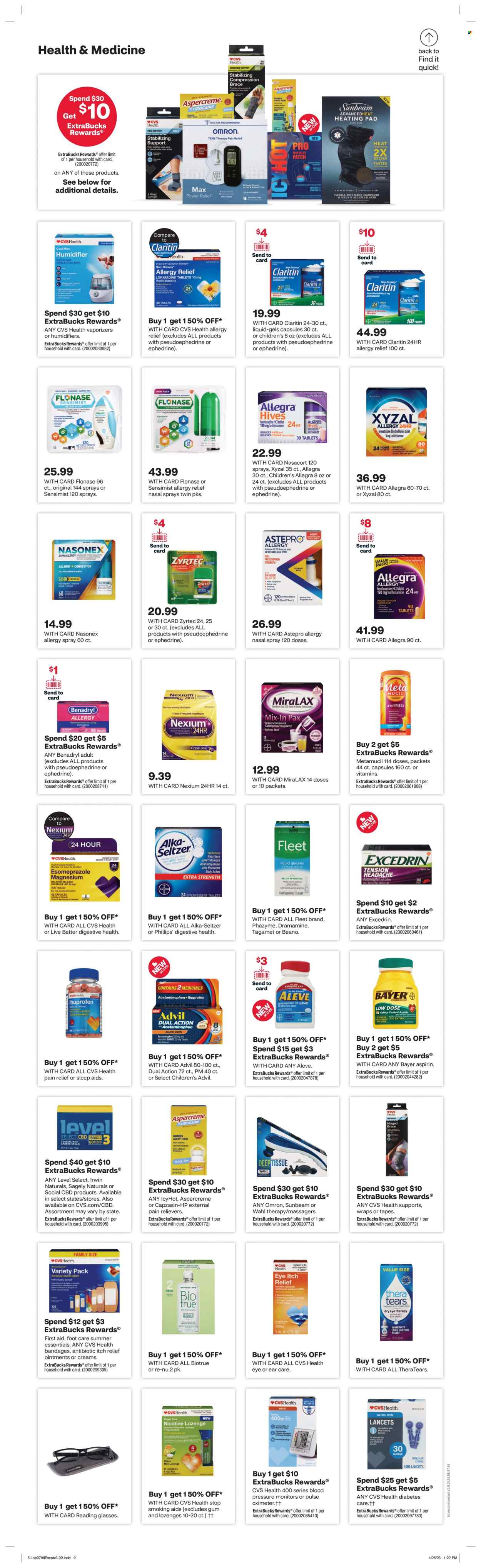 CVS Pharmacy ad - 05/14/2023 - 05/20/2023. Page 7
