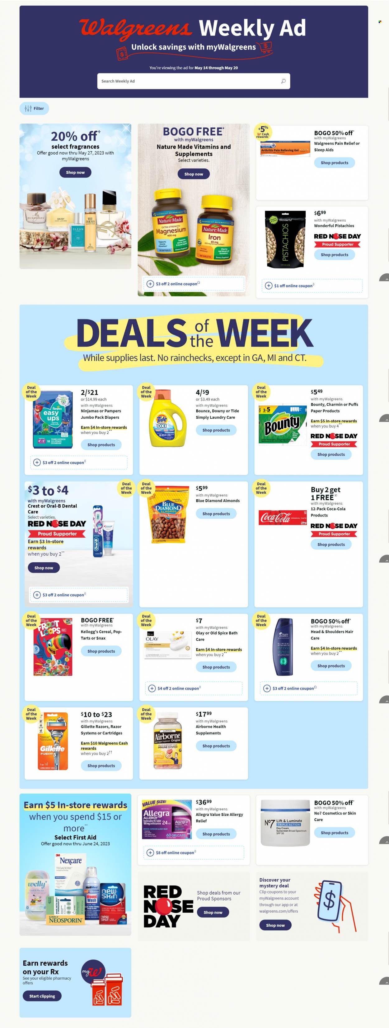 Walgreens ad - 05/14/2023 - 05/20/2023. Page 1