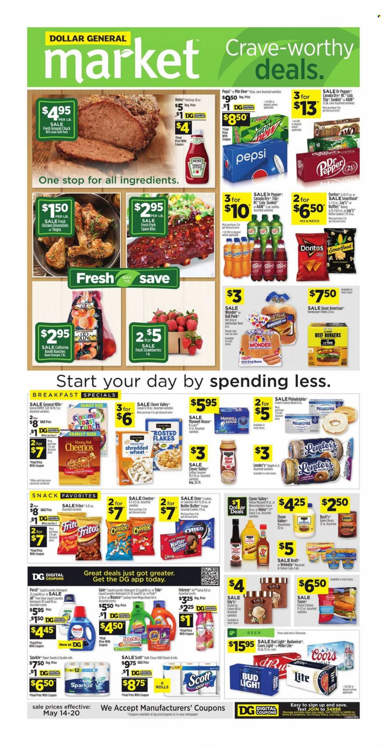 Dollar General ad - 05/14/2023 - 05/20/2023. Page 1
