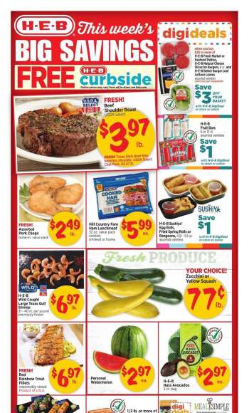 H-E-B Flyer - 05/17/2023 - 05/23/2023.