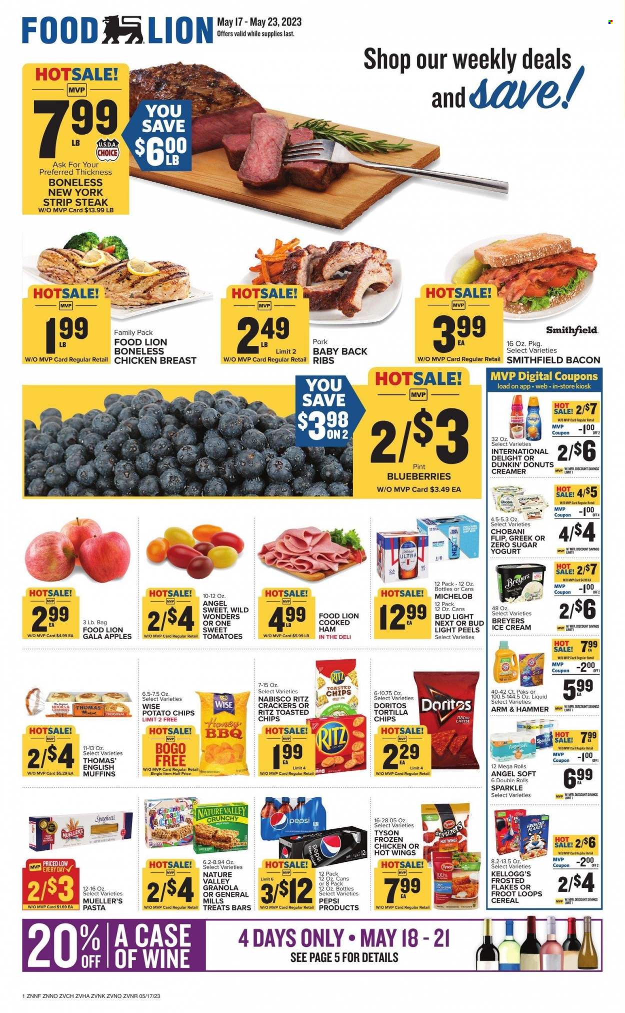 Food Lion ad - 05/17/2023 - 05/23/2023. Page 1