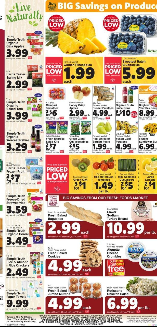 Harris Teeter ad - 05/17/2023 - 05/23/2023. Page 10