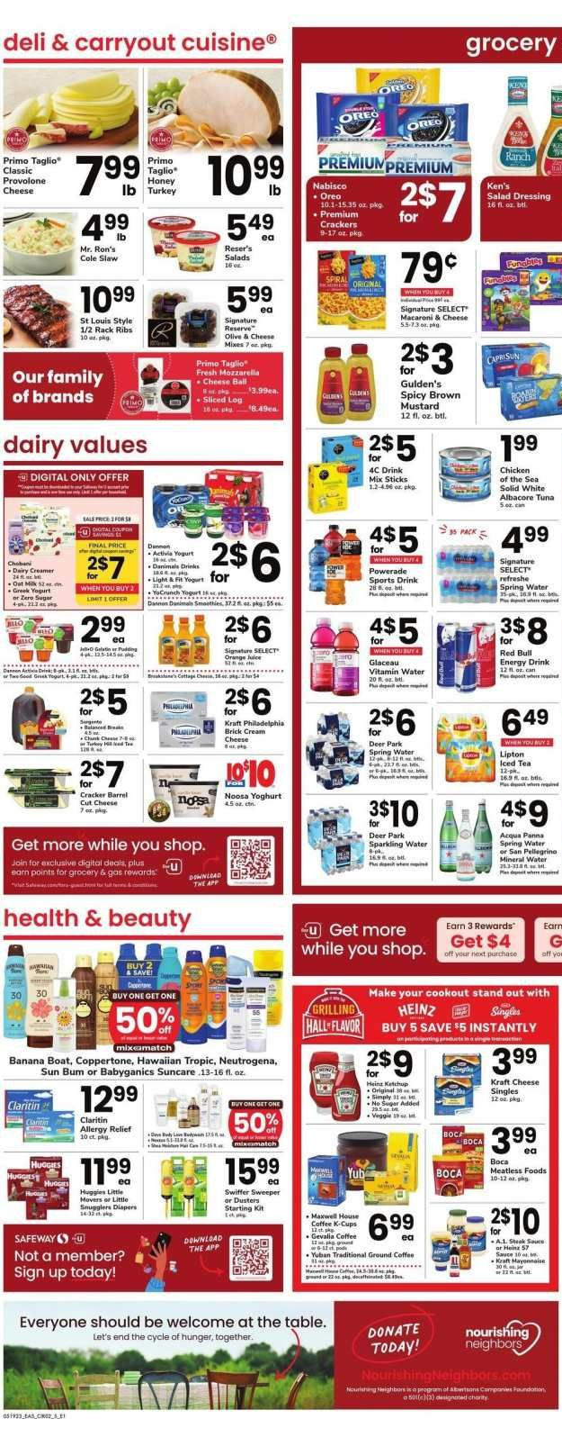 Safeway ad - 05/19/2023 - 05/25/2023. Page 7