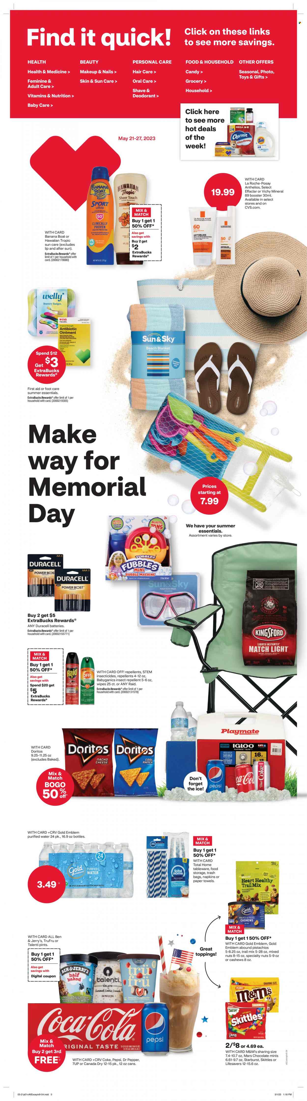 CVS Pharmacy ad - 05/21/2023 - 05/27/2023. Page 1