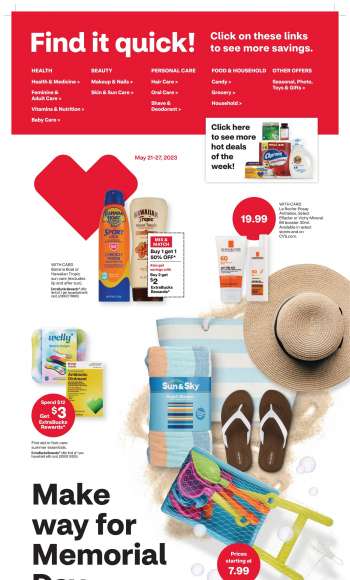 CVS Pharmacy Flyer - 05/21/2023 - 05/27/2023.