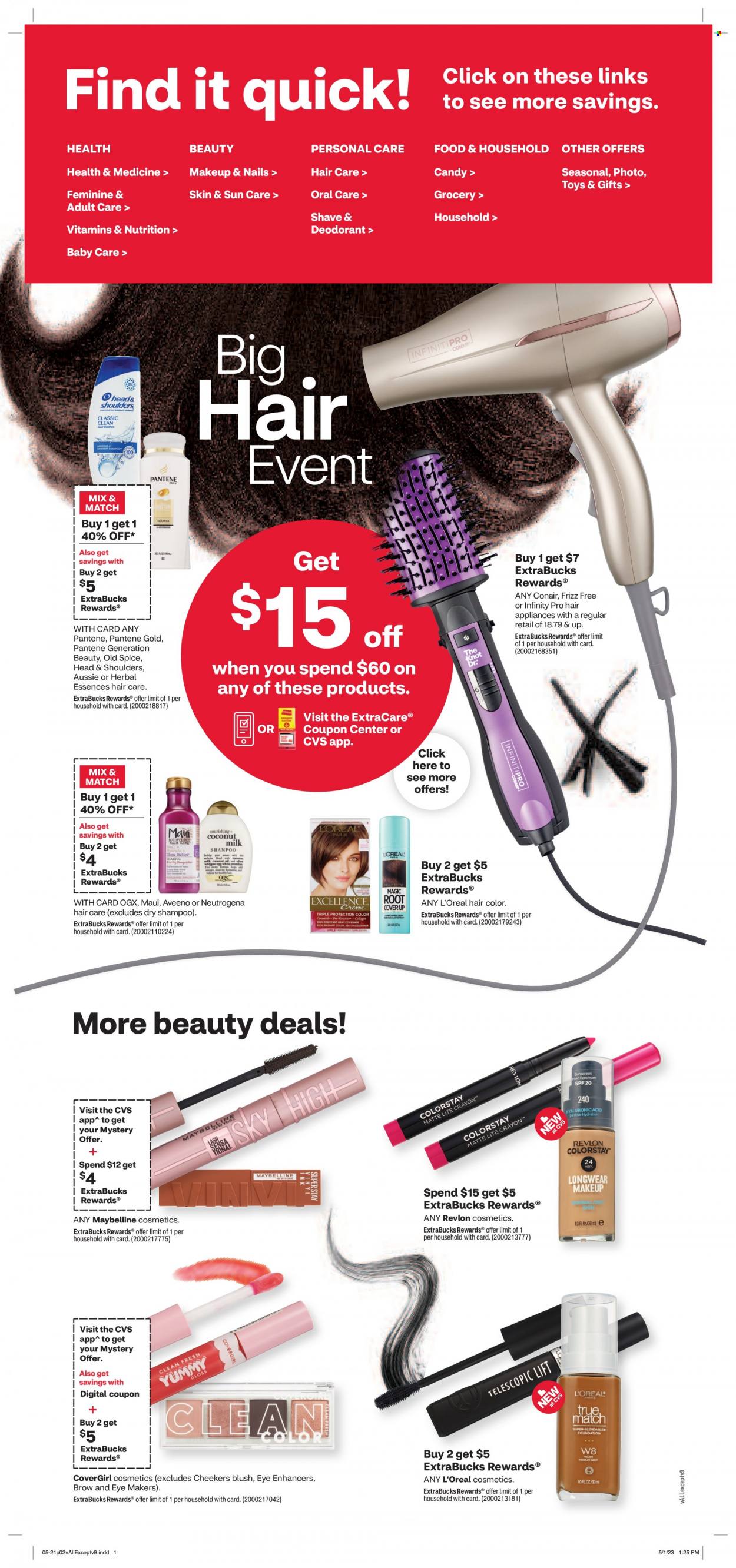 CVS Pharmacy ad - 05/21/2023 - 05/27/2023. Page 2