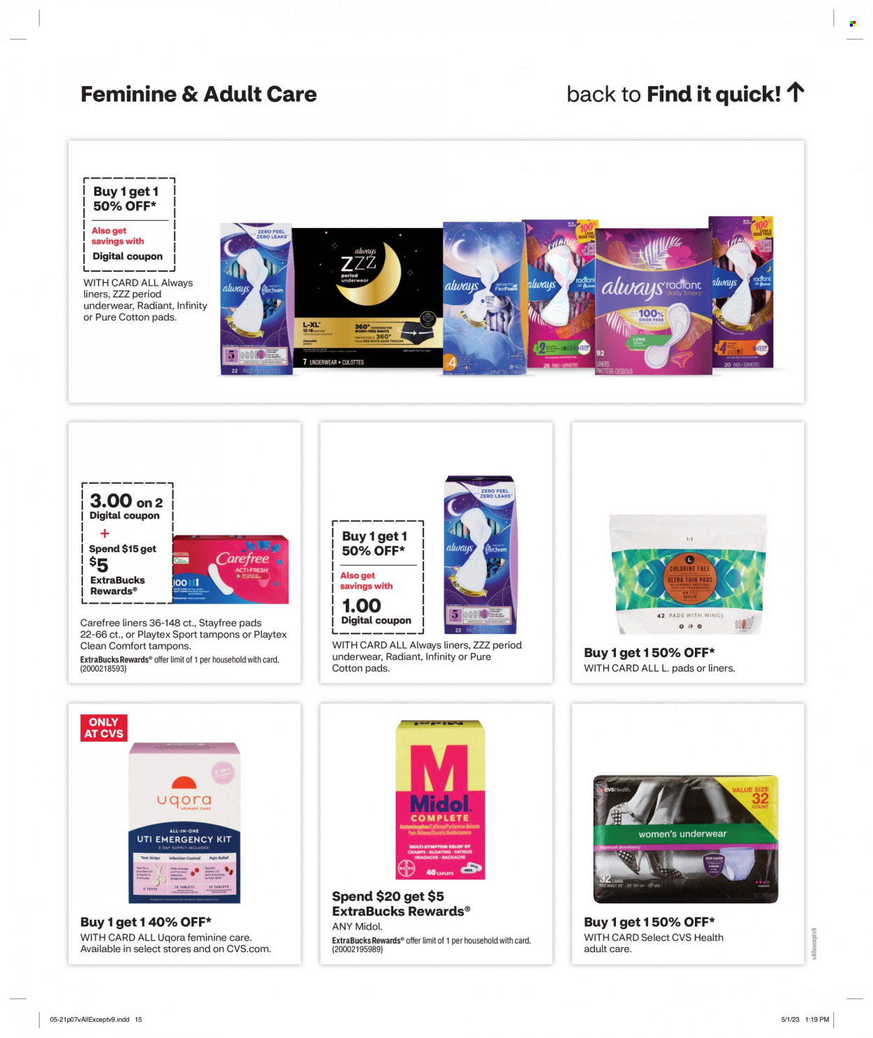 CVS Pharmacy ad - 05/21/2023 - 05/27/2023. Page 7