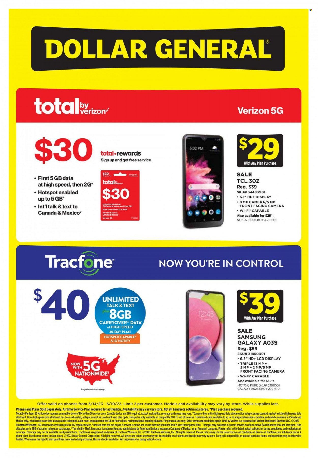 Dollar General ad - 05/14/2023 - 06/10/2023. Page 1