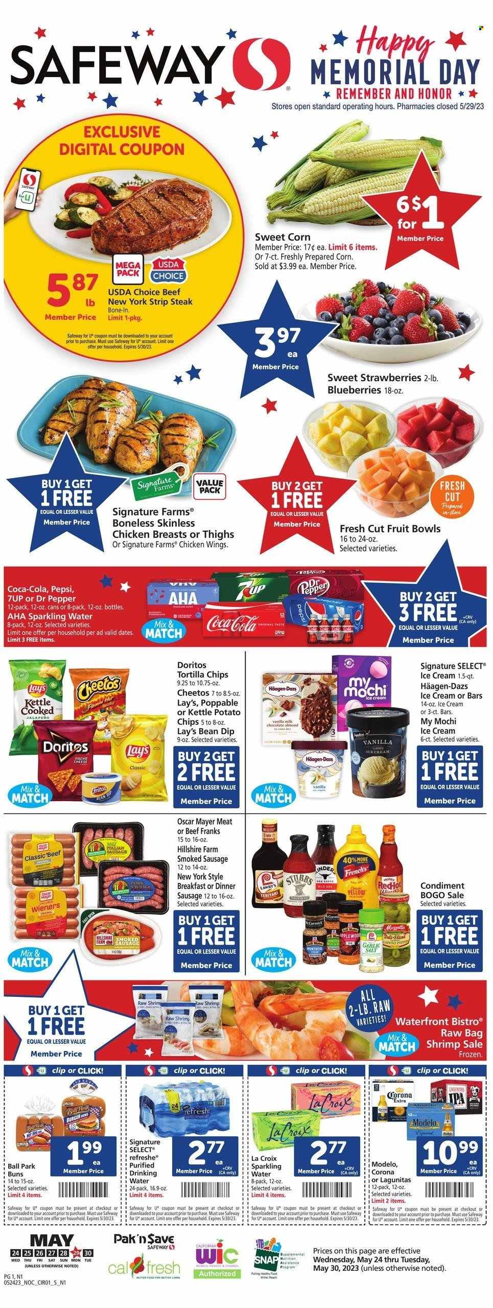 Safeway ad - 05/24/2023 - 05/30/2023. Page 1