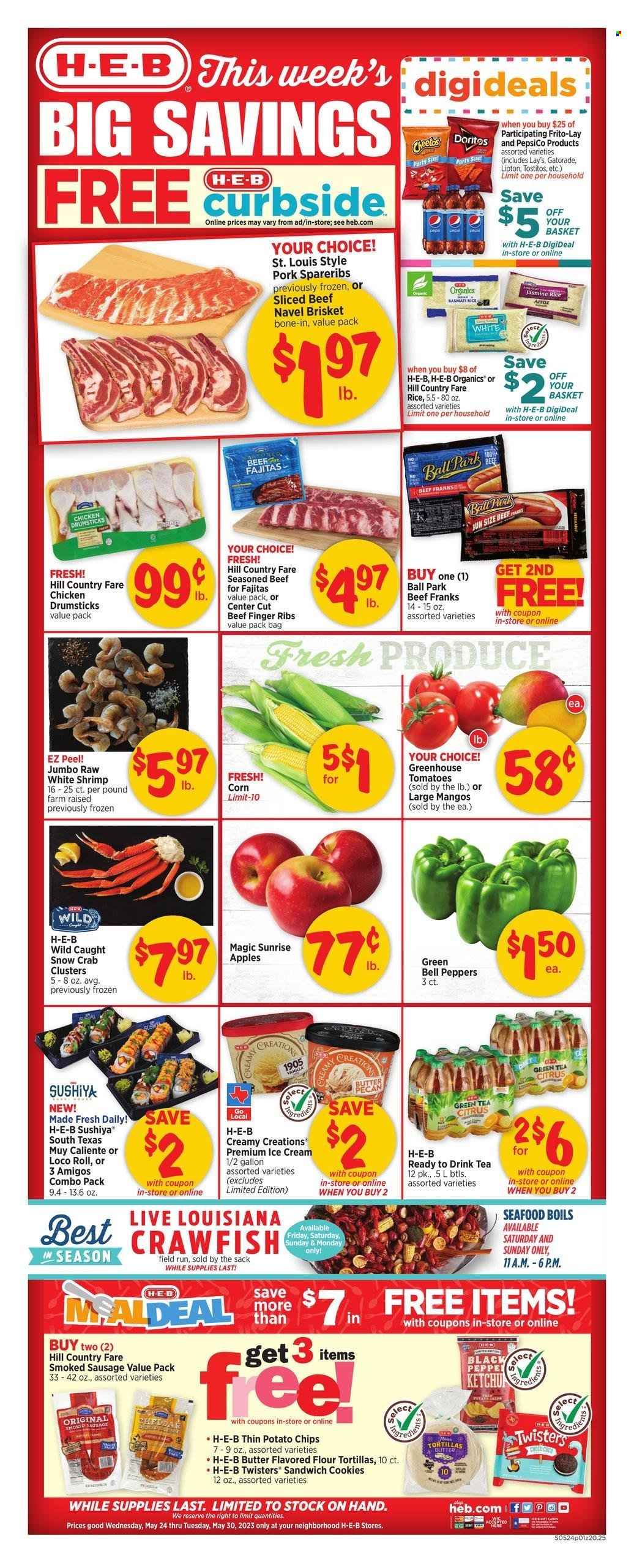 H-E-B ad - 05/24/2023 - 05/30/2023. Page 1