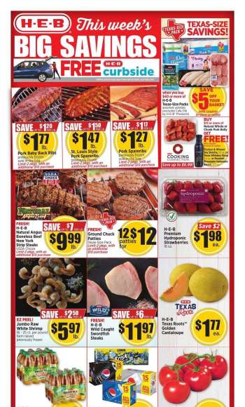 H-E-B Flyer - May 24, 2023 - May 30, 2023.