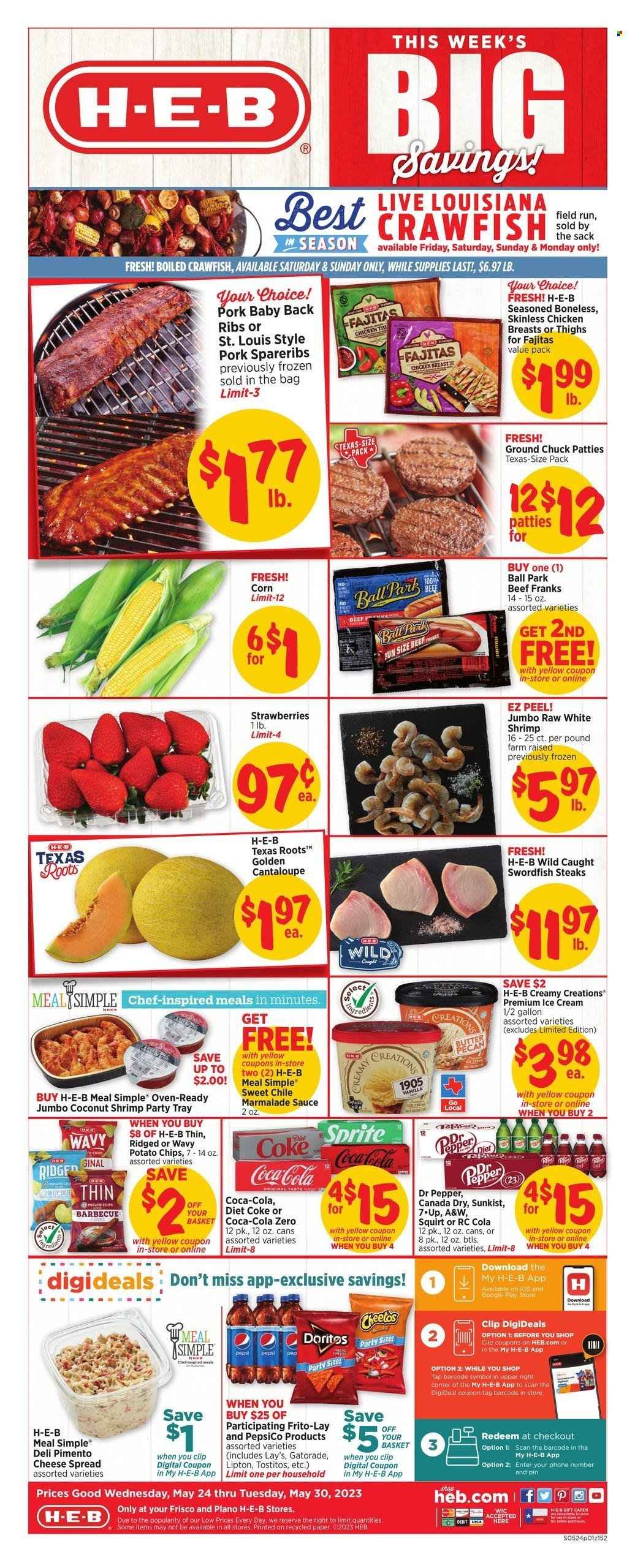 H-E-B ad - 05/24/2023 - 05/30/2023. Page 1