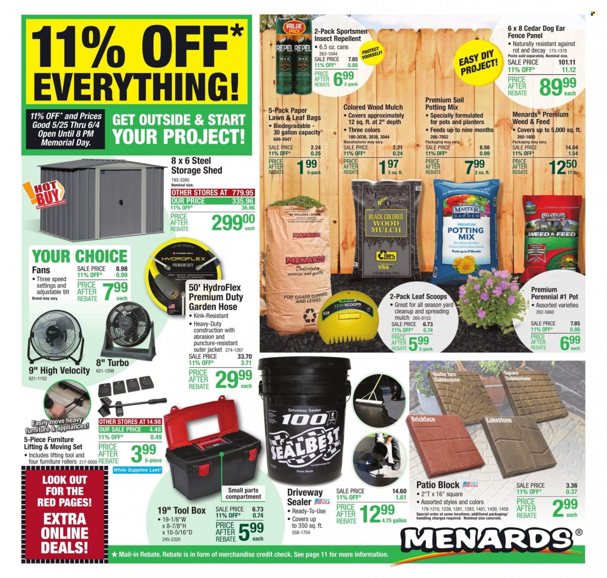 Menards ad - 05/24/2023 - 06/04/2023. Page 1