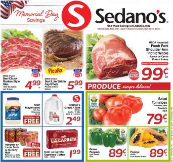 Sedano's Ad