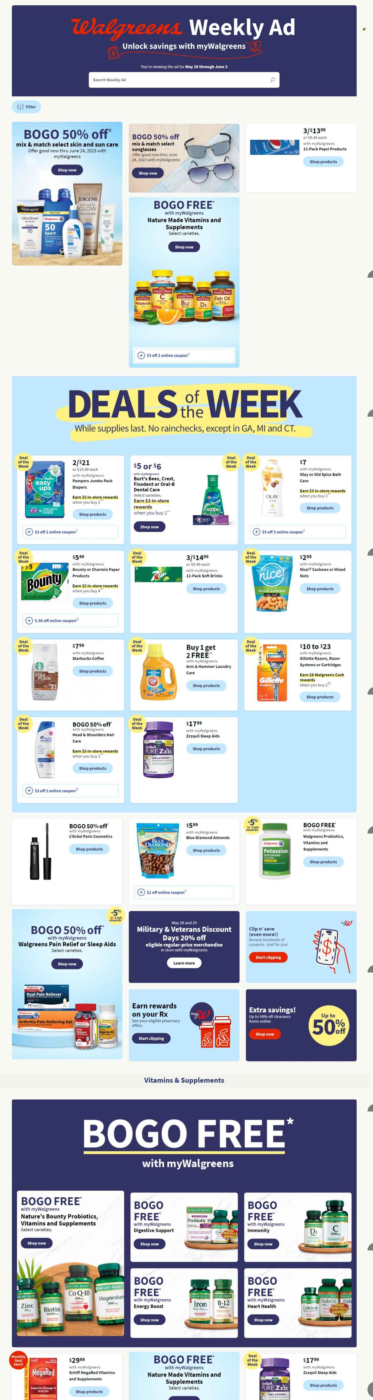 Walgreens ad - 05/28/2023 - 06/03/2023. Page 1