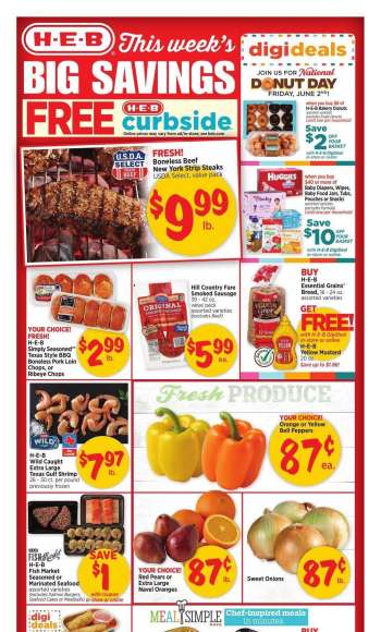 H-E-B Flyer - May 31, 2023 - June 06, 2023.