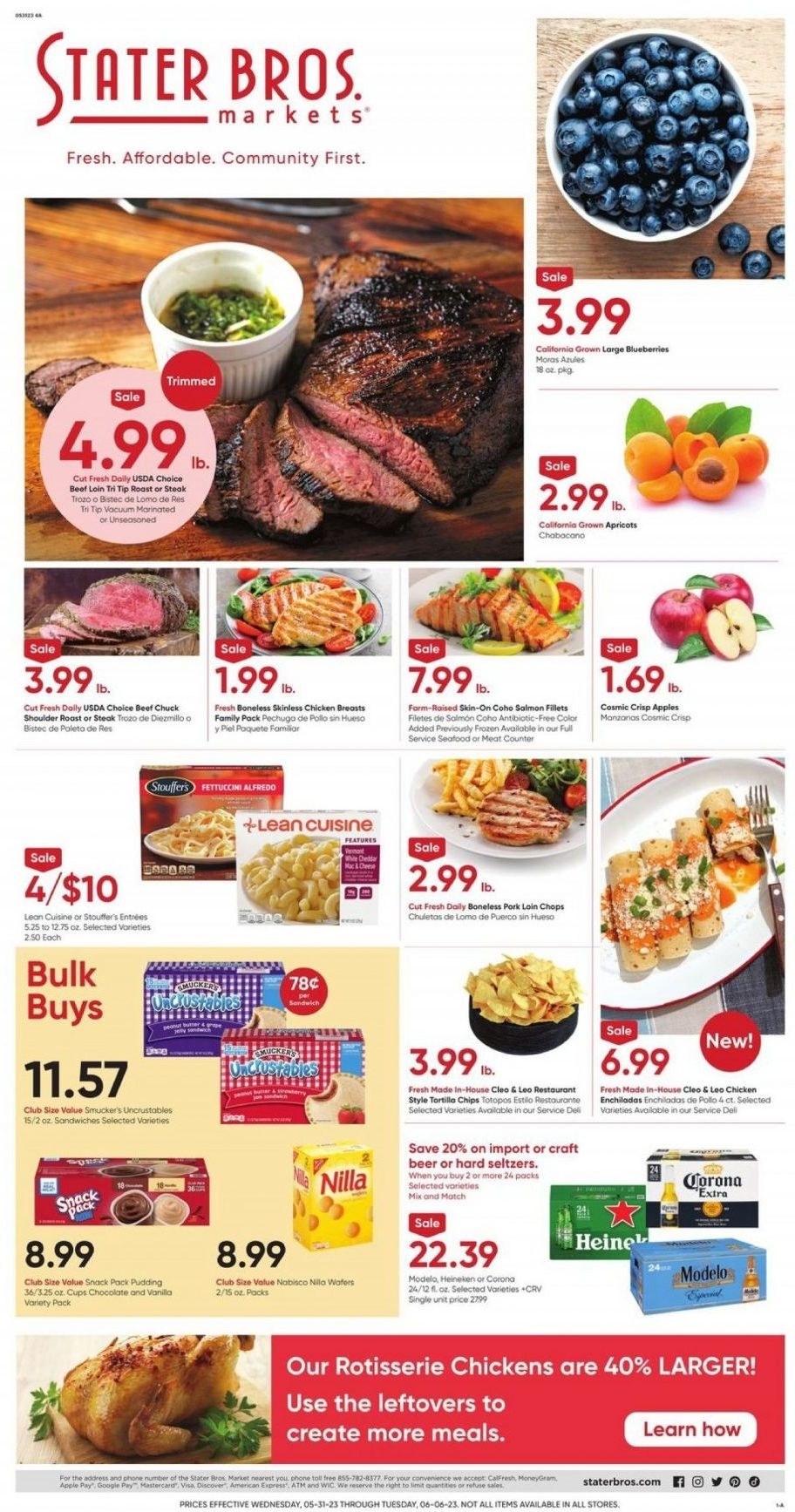 Stater Bros. ad - 05/31/2023 - 06/06/2023. Page 1