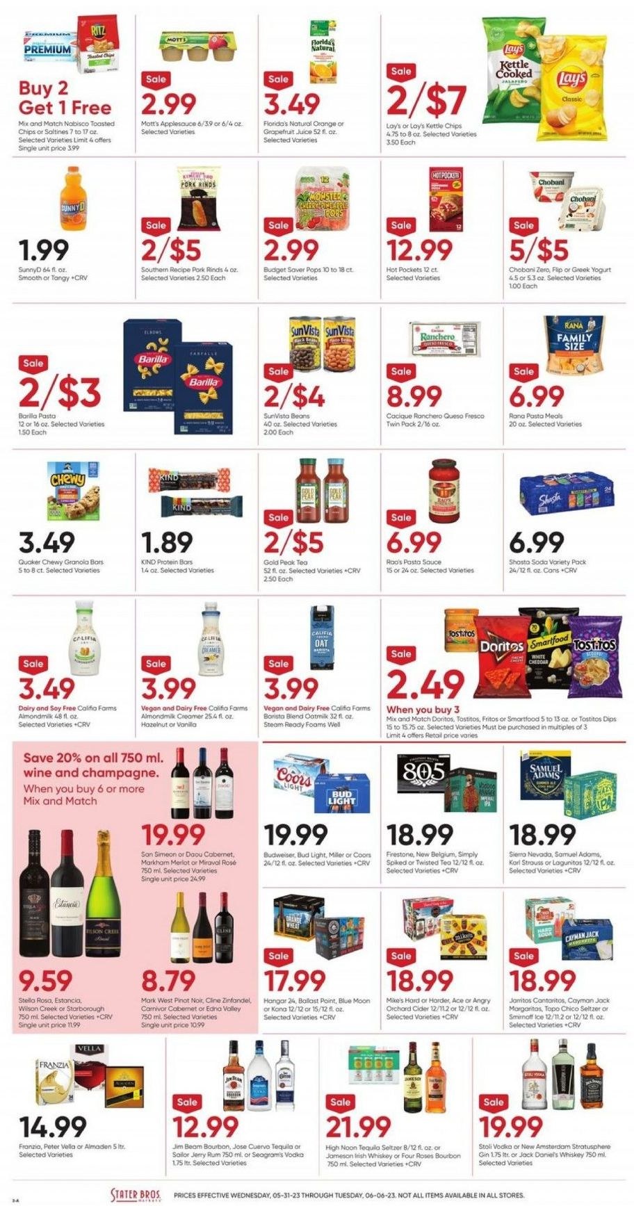 Stater Bros. ad - 05/31/2023 - 06/06/2023. Page 2