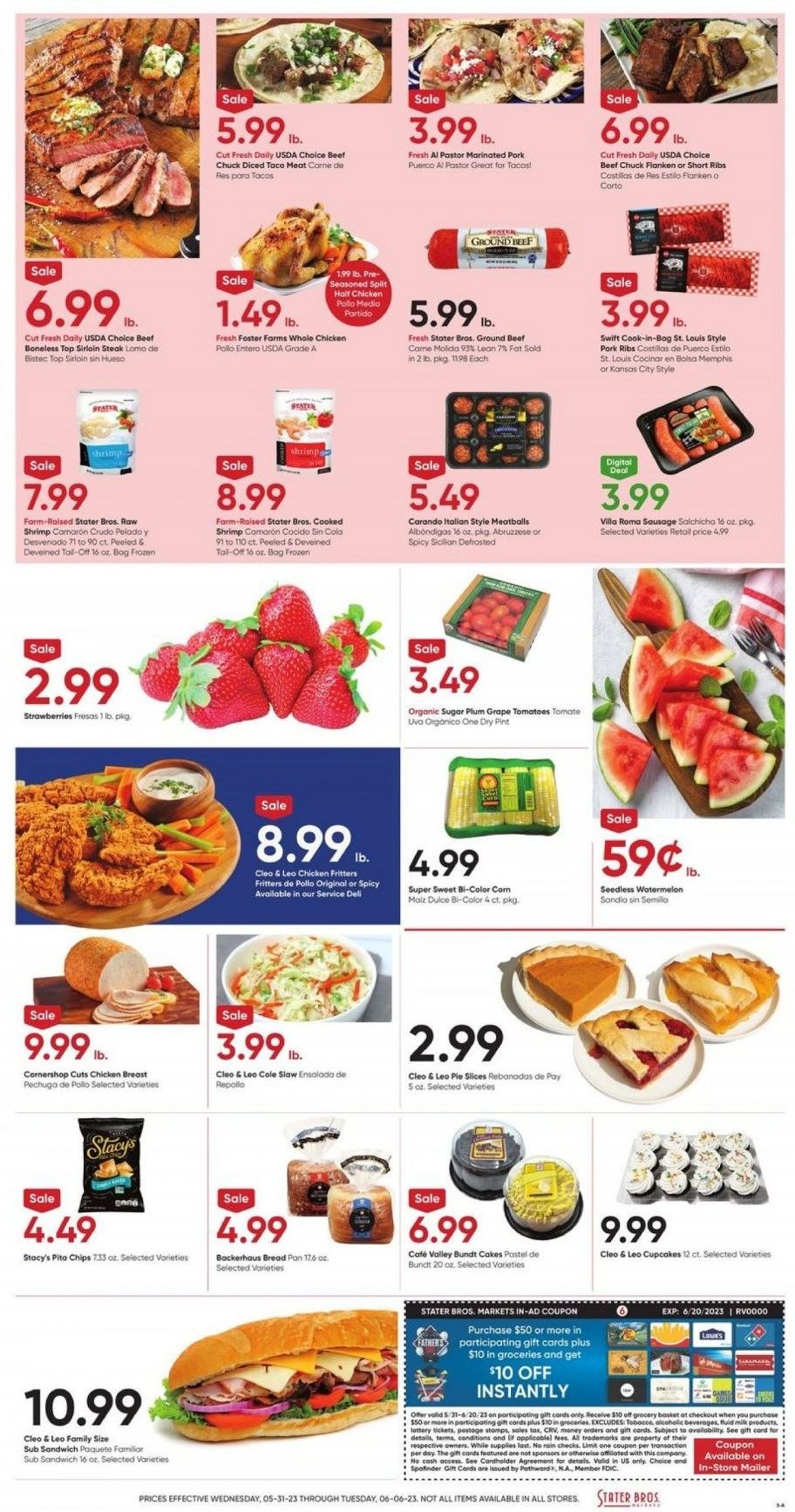 Stater Bros. ad - 05/31/2023 - 06/06/2023. Page 3