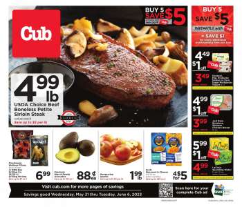 Cub Foods Flyer - May 31, 2023 - June 06, 2023.