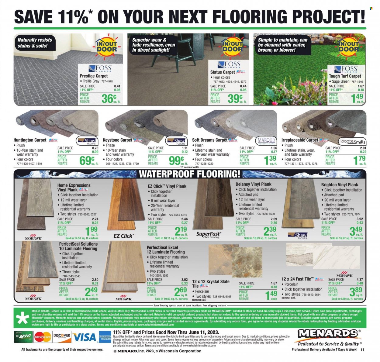 Menards ad - 05/31/2023 - 06/11/2023. Page 26
