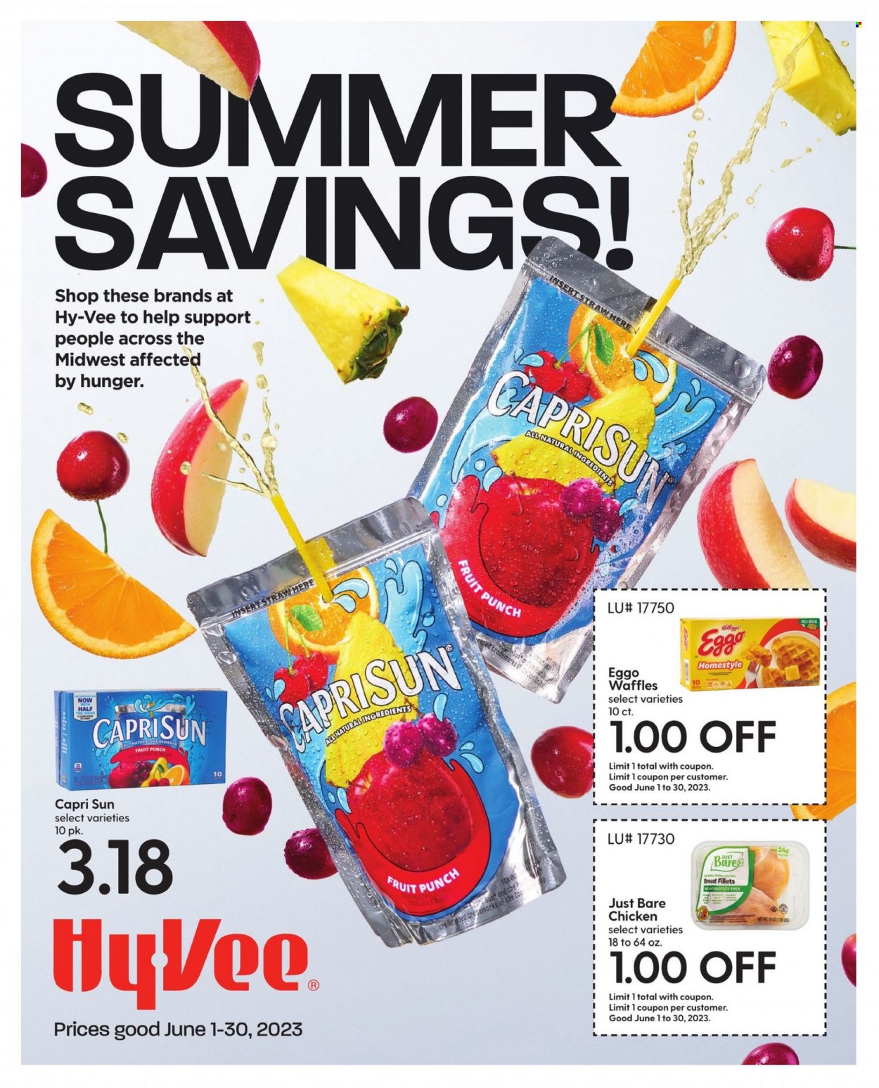 Hy-Vee ad - 06/01/2023 - 06/30/2023. Page 1