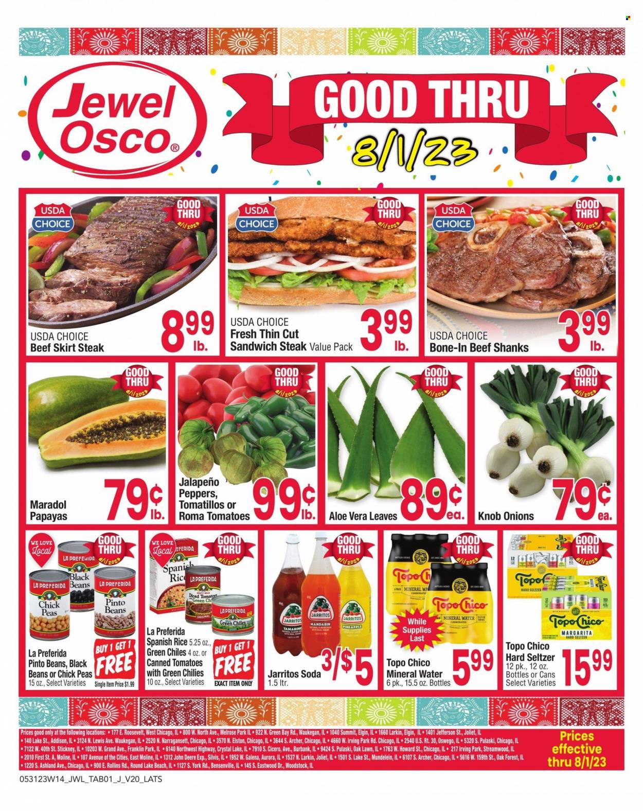 Jewel Osco ad - 05/31/2023 - 08/01/2023. Page 1