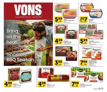 Vons Flyer - May 31, 2023 - June 20, 2023.