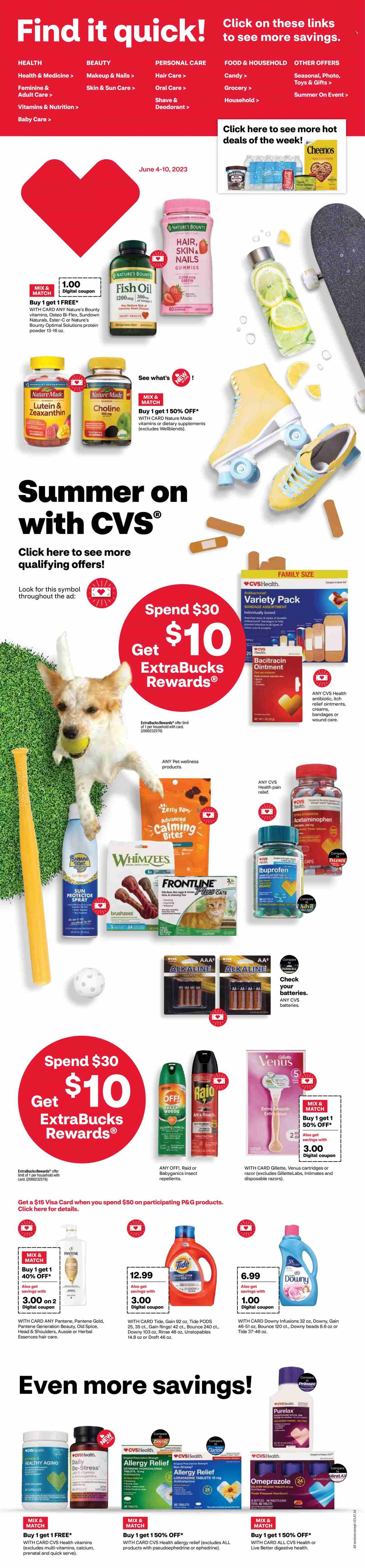 CVS Pharmacy ad - 06/04/2023 - 06/10/2023. Page 1