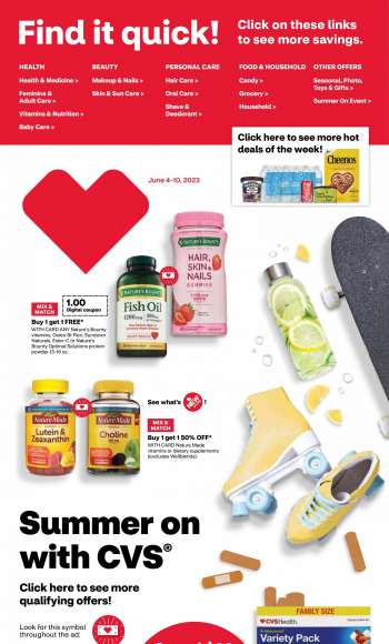 CVS Pharmacy Flyer - 06/04/2023 - 06/10/2023.