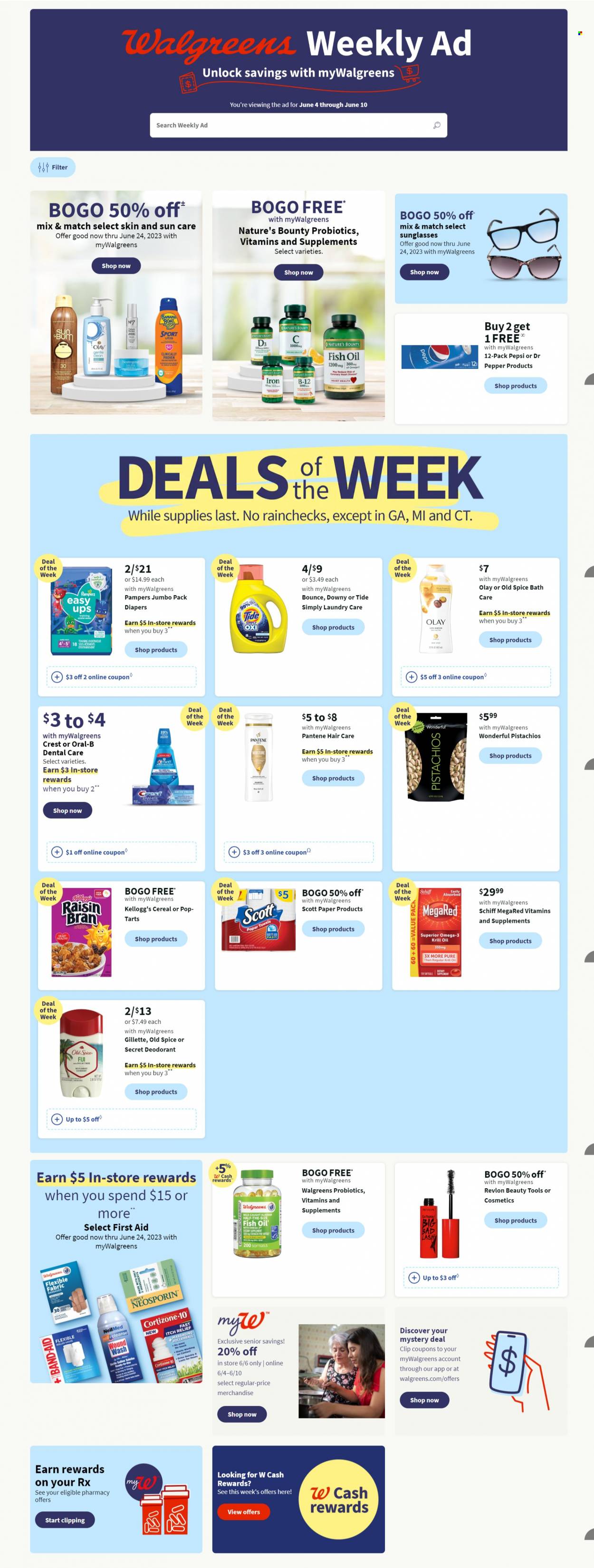 Walgreens ad - 06/04/2023 - 06/10/2023. Page 1